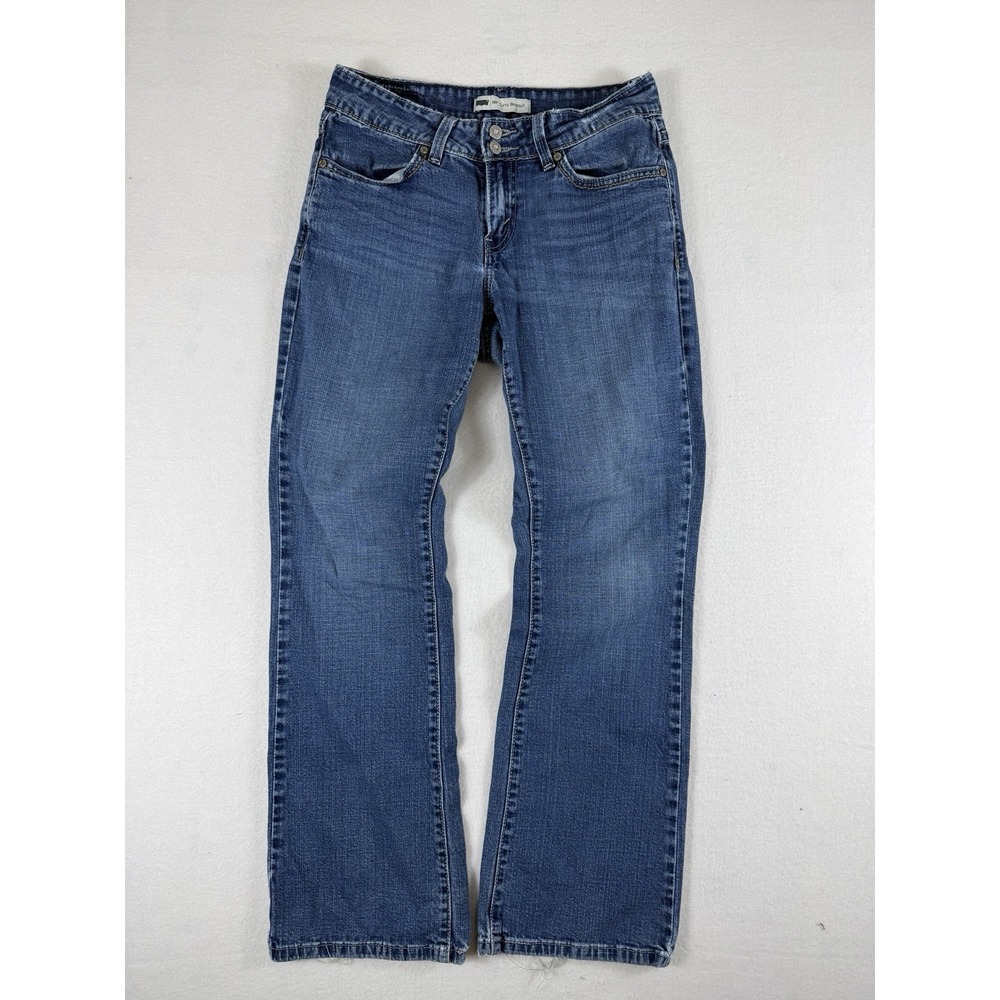 Levis 529 Curvy Bootcut Jeans Womens Double Button Medium Wash Size 28x28